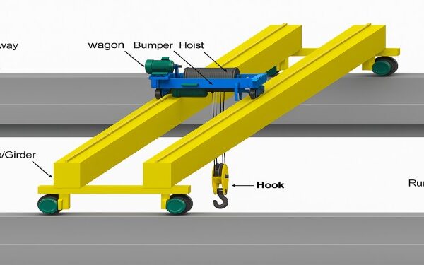 هر آنچه باید درباره جرثقیل سقفی تک پل بدانید: از طراحی تا کاربرد